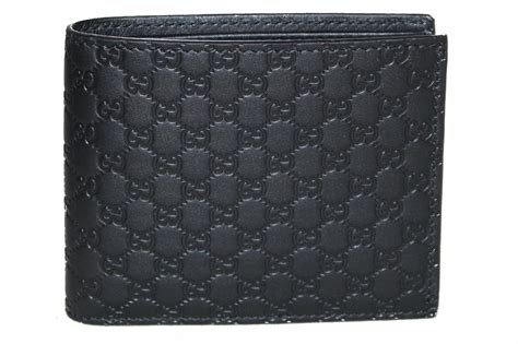 all black gucci mens wallet|gucci bifold wallet microguccissima black.